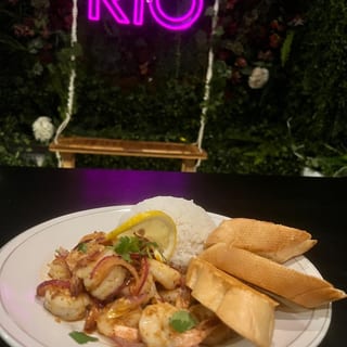 Garlic Shrimp Plate