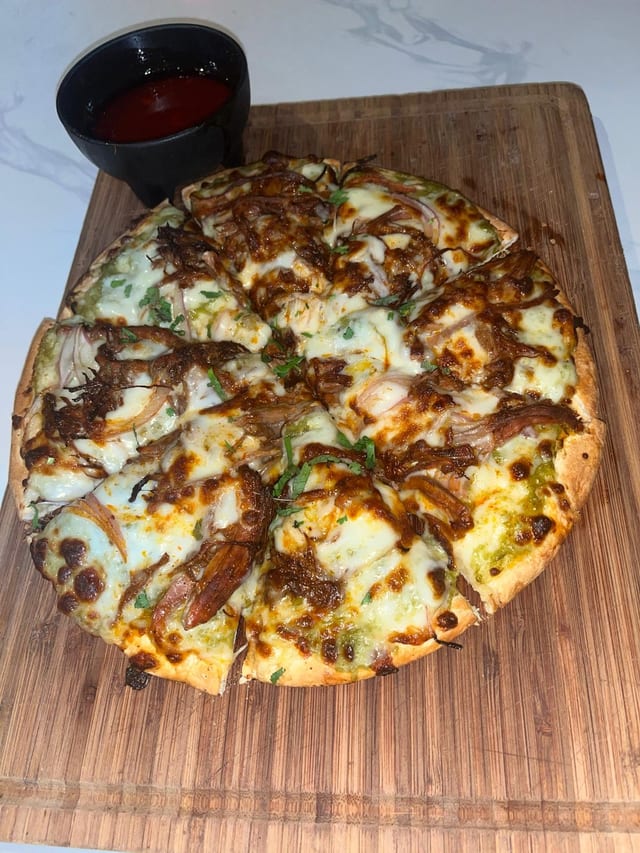 Birria Pizza 12 Inch.