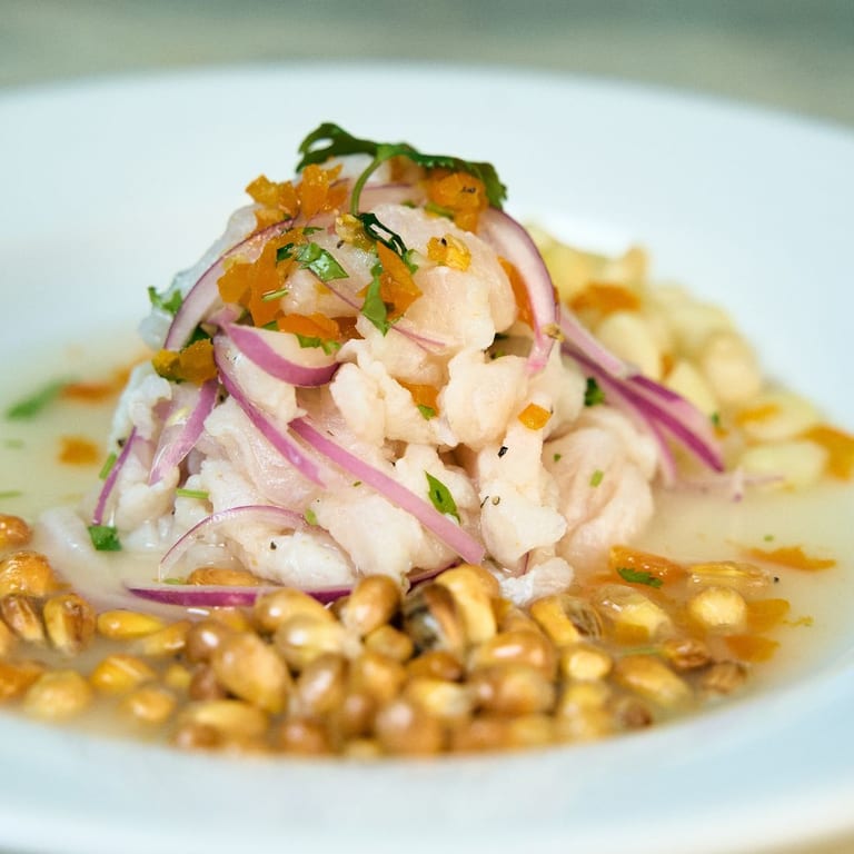 Delicious Peruvian Ceviche