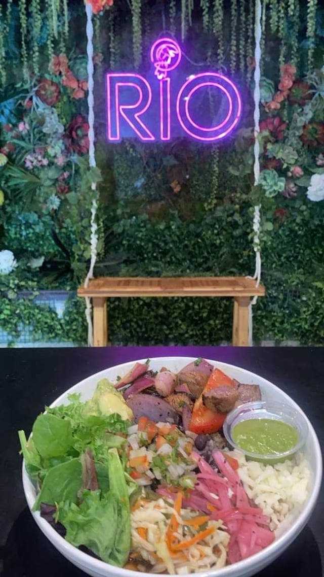 Beef Saltado Bowl.